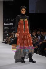 Model walk the ramp at Myoho show at Lakme Fashion Week 2011 Day 1 in Grand Hyatt, Mumbai on 11th March 2011 (7).JPG